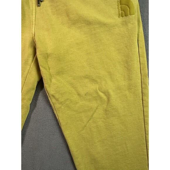 The North Face Fleece Joggers Men’s Medium Yellow Pockets Sweatpants Athleisure - Picture 10 of 10